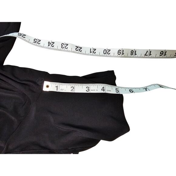 PerSeption Concept Black Blouse Cutout Sleeves Sz L - Picture 7 of 9